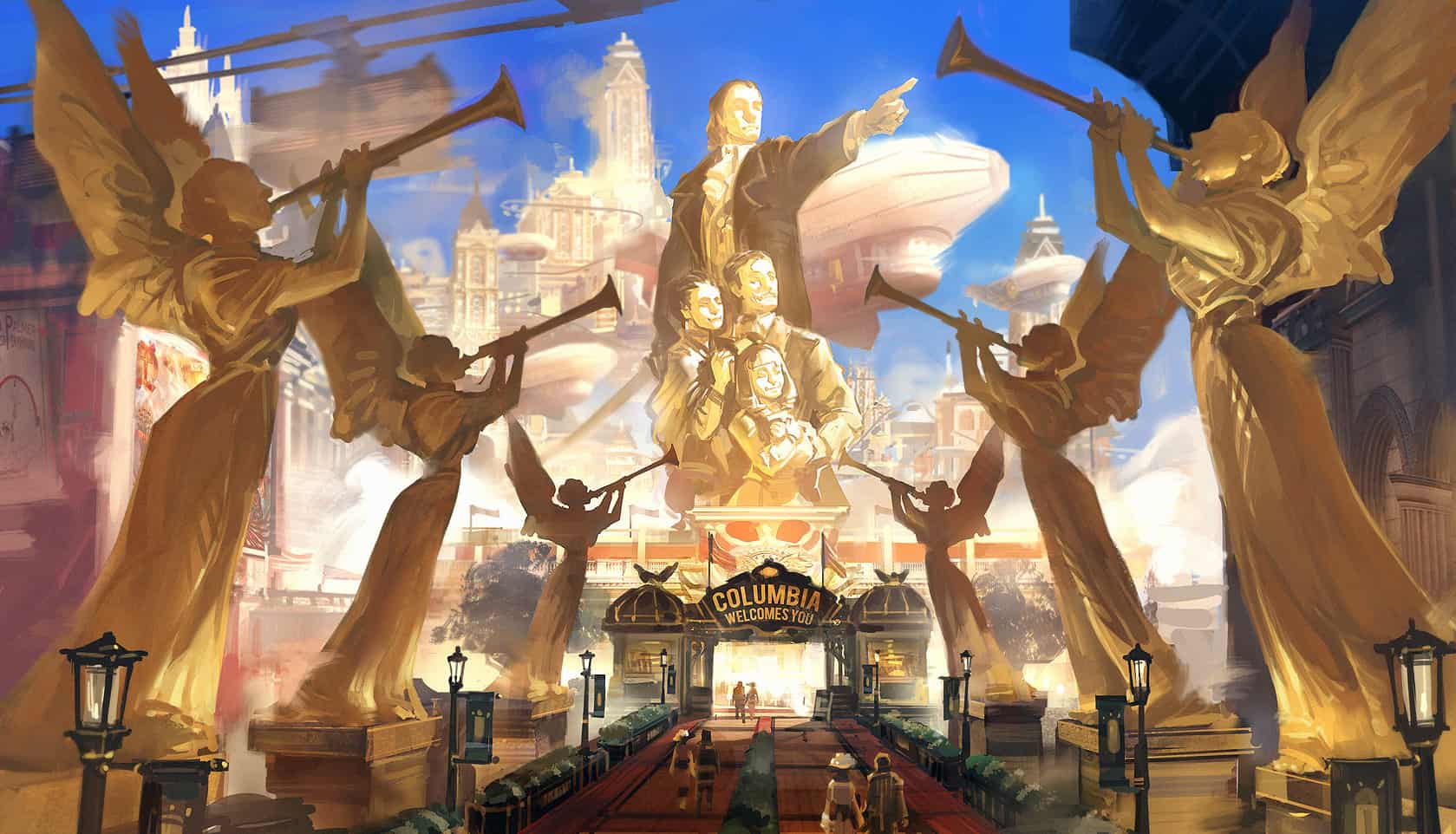Bioshock Infinite Concept Art by Ben Lo Online Casinos With The Most